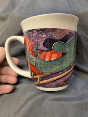 Santa Sleigh Collectible Mug